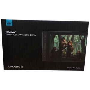 Huion Kamvas 16 Pro Graphics Creative Pen Display for Art NO CABLES/PEN UNTESTED